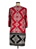 Studio One Paisley Red Casual Dress Size XL (petite) - photo 2