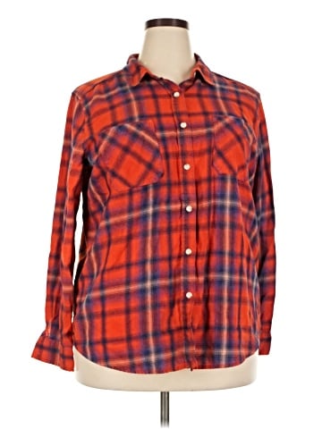 Mossimo Supply Co. Long Sleeve Button-Down Shirt (view 1)