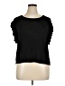 Matty M Black Short Sleeve Top Size XL - photo 1