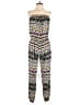 Wyatt 100% Polyester Print Purple Jumpsuit Size S - photo 1