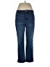 Chico's Chevron-herringbone Blue Jeans Size Lg Petite (2.5) - photo 1