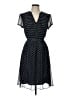 JBS 100% Polyester Polka Dots Black Casual Dress Size 10 - photo 1