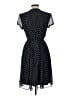 JBS 100% Polyester Polka Dots Black Casual Dress Size 10 - photo 2
