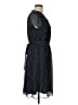 JBS 100% Polyester Polka Dots Black Casual Dress Size 10 - photo 4