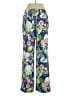 J. McLaughlin 100% Tencel Tropical Blue Casual Pants Size 12 - photo 2