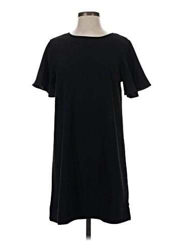 Madewell Crepe Flutter-Sleeve Mini Dress (view 1)