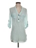 BCX Teal 3/4 Sleeve Blouse Size S - photo 1