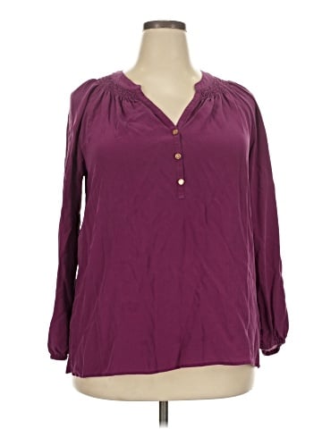 Lilly Pulitzer Long Sleeve Silk Top (view 1)
