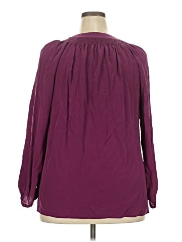 Lilly Pulitzer Long Sleeve Silk Top (view 2)