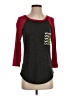 Moa Moa Chevron-herringbone Red 3/4 Sleeve T-Shirt Size S - photo 1