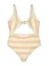 L Space Stripes Yellow One Piece Swimsuit Size 12 - photo 2