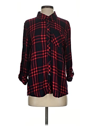 Black Label by C'est Toi Long Sleeve Button-Down Shirt (view 1)