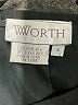 Worth 100% Silk Solid Black Silk Skirt Size 4 - photo 4
