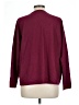 Eileen Fisher 100% Merino Extra Fine Wool Solid Burgundy Wool Pullover Sweater Size L - photo 2