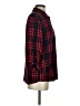 Black Label by C'est Toi 100% Rayon Plaid Red Long Sleeve Button-Down Shirt Size S - photo 4