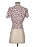 Lavish Burgundy Short Sleeve Top Size S - photo 2