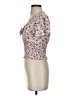 Lavish Burgundy Short Sleeve Top Size S - photo 5