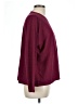 Eileen Fisher 100% Merino Extra Fine Wool Solid Burgundy Wool Pullover Sweater Size L - photo 4