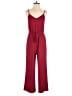 Raga Solid Burgundy Jumpsuit Size M - photo 1