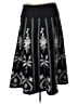 Dialogue Graphic Black Casual Skirt Size 12 - photo 2