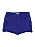 Ann Taylor LOFT Solid Blue Denim Shorts Size 29 waist (estimated) - photo 1