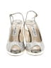 Jimmy Choo Metallic Silver Heels Size EU 40 1/2 - photo 2