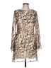 B. Darlin 100% Polyester Animal Print Tan Cocktail Dress Size 11 - 12 - photo 1