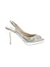 Jimmy Choo Metallic Silver Heels Size EU 40 1/2 - photo 1