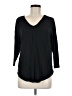 Aventura 100% Modal Black 3/4 Sleeve Top Size M - photo 1
