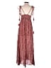 En Creme Paisley Red Brown Casual Dress Size XXS (estimated) - photo 2