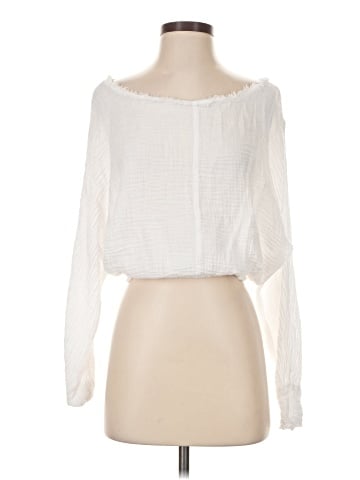 Red Haute Long Sleeve Blouse (view 1)