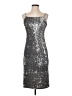 Forever 21 Metallic Silver Cocktail Dress Size S - photo 1