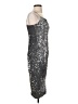 Forever 21 Metallic Silver Cocktail Dress Size S - photo 4