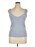 Halogen Blue Sleeveless Top Size XL - photo 1