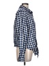 GOODTHREADS 100% Modal Checkered-gingham Blue Long Sleeve Button-Down Shirt Size L - photo 4