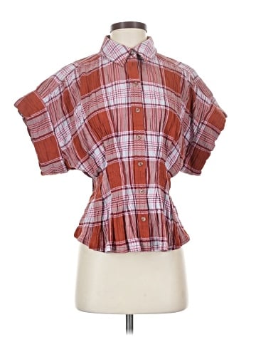 Pilcro Short Sleeve Blouse (view 1)