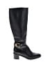 Tory Burch 100% Leather Black Boots Size 6 - photo 1