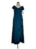 Xscape Teal Cocktail Dress Size 16 - photo 1