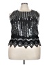 PrettyGuide 100% Polyester Silver Sleeveless Blouse Size 4X - photo 1