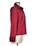 East5th 100% Polyester Burgundy Long Sleeve Blouse Size 10 - photo 5
