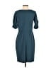 Ann Taylor Solid Teal Cocktail Dress Size 4 - photo 2