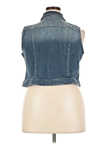 Lane Bryant Denim Vest (view 2)