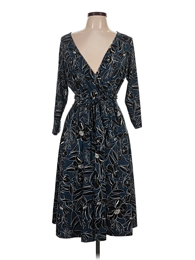 Pre-owned Leota Casual Dress In Blue