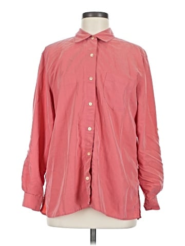 Lizwear by Liz Claiborne Long Sleeve Button-Down Shirt (view 1)