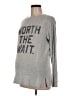 Isabel Maternity Gray Sweatshirt Size Med Maternity - photo 1