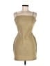 Love Squared Metallic Gold Cocktail Dress Size M - photo 1