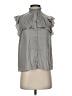 Lola & Sophie 100% Polyester Gray Sleeveless Blouse Size XS - photo 1