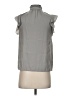 Lola & Sophie 100% Polyester Gray Sleeveless Blouse Size XS - photo 2
