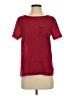 French Connection 100% Polyester Burgundy Short Sleeve Top Size XS - photo 1
