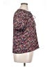 Draper James Floral Pink Black Short Sleeve Blouse Size XL - photo 4
